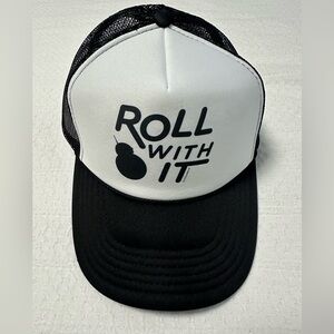 BB-8 Graphic Black and White Trucker Hat.  NWT!
